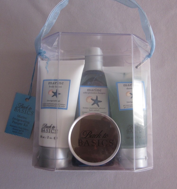 Back To Basics Marine Invigorating Pamper Kit / Set NIB