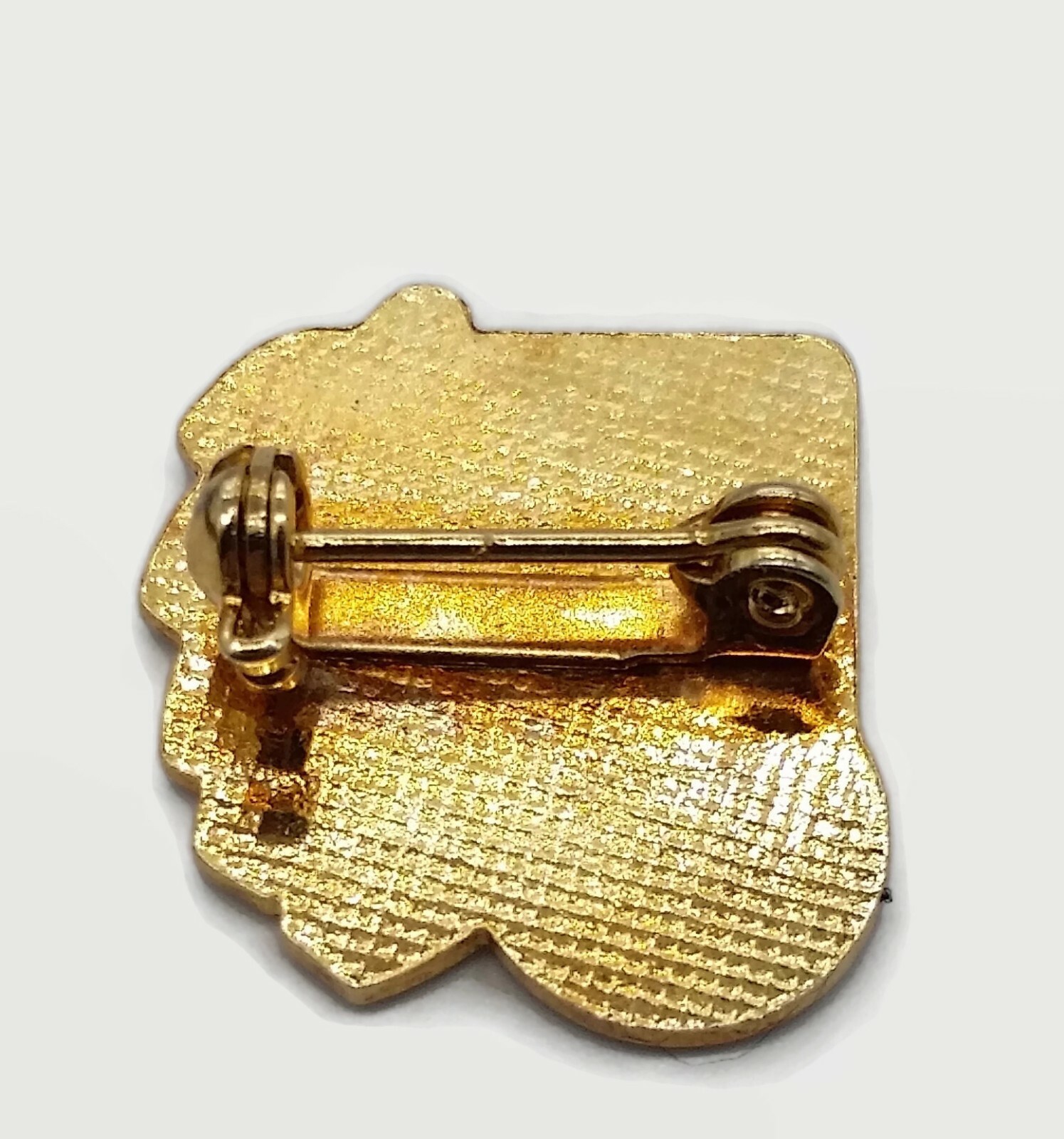 Bowling Pin Perfect Attendance Sport Gold Tone Brooch Pin