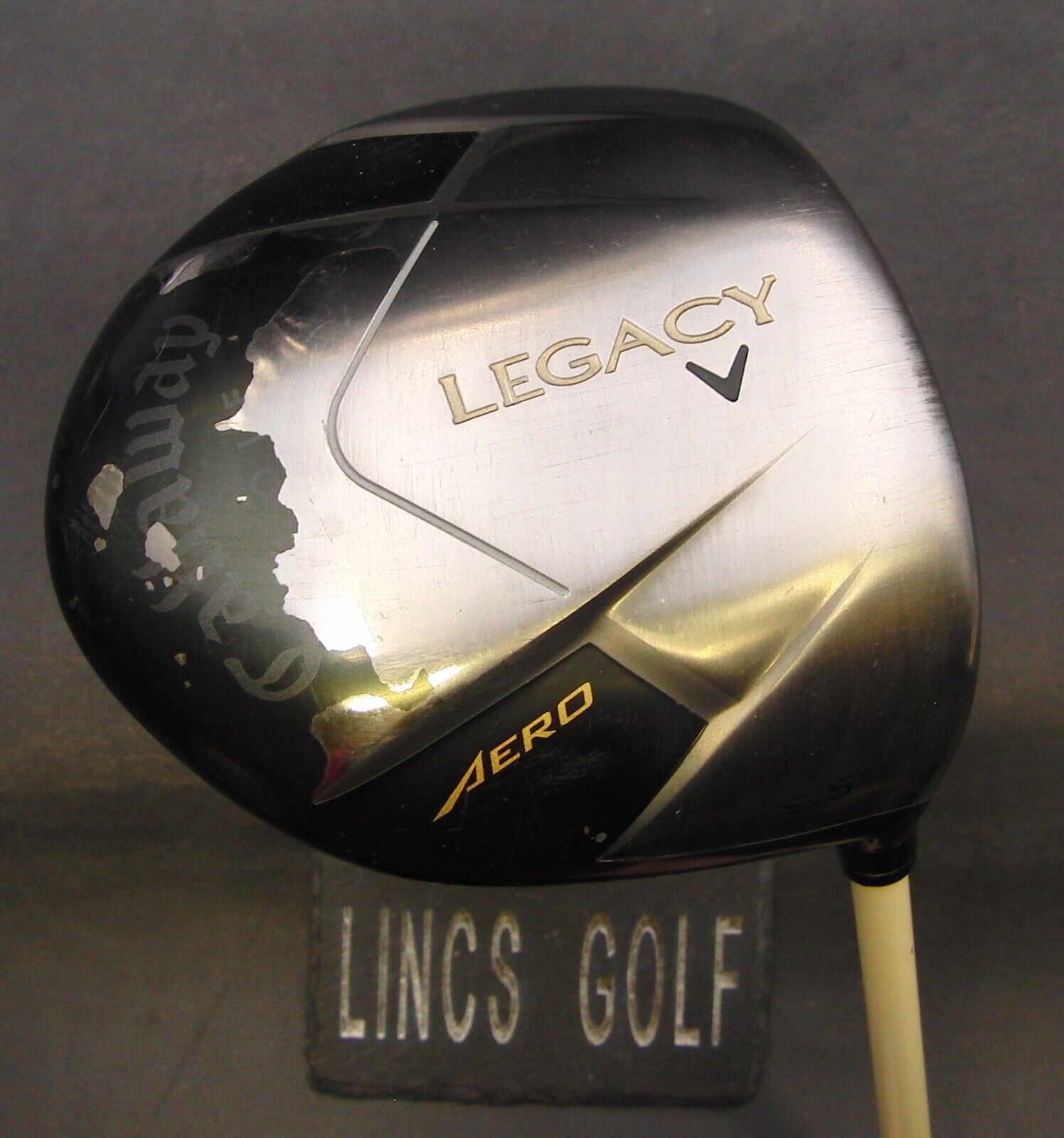 Callaway Legacy Aero 9.5° Driver Stiff Graphite Shaft Izanahi Studio Grip Callaway Legacy Aero 9.5° Driver Stiff Graphite Shaft Izanahi Studio Grip