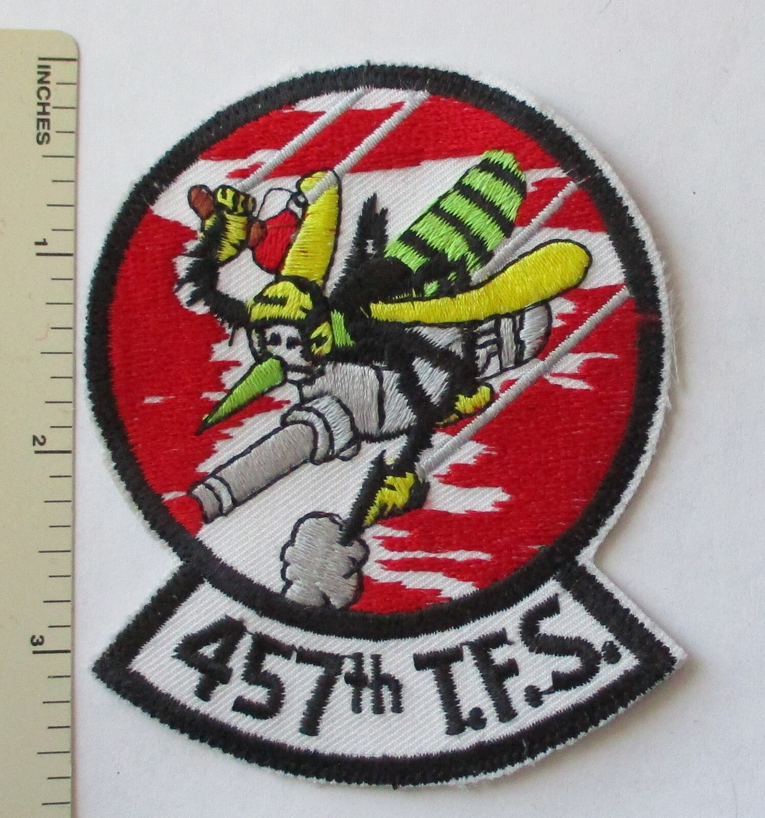 US AIR FORCE 457th TFS TACTICAL FIGHTER SQUADRON PATCH USAF