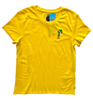 Levi's Levis x Mario Women's Yellow Yoshi Super Mario Tee Top 173690912