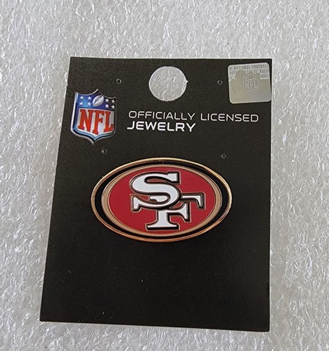 くすぶり　NFL 49ers 刺繍ロゴ ゴールド San Francisco 49ers Logo Pin Badge