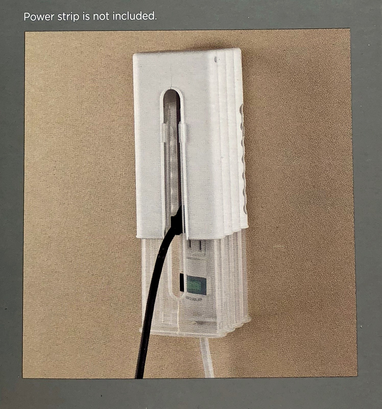 Home Safe Infant Electrical Power Strip Cover-For 4,5 or 6 Plug Power Strips