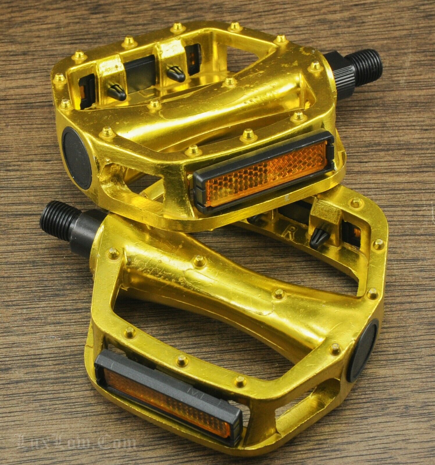 Gold Old School BMX Bike 1/2 Gold Old School BMX Bike 1/2