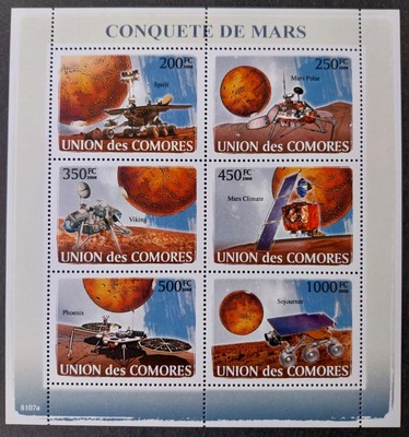 [357 11]- YEAR 2009 - COMOROS  - SPACE    1X BF complet set  MNH/**