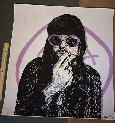 Chris Boyle UK ltd ed signed Art OOP (out of print) RARE Kurt Cobain   Nirvana