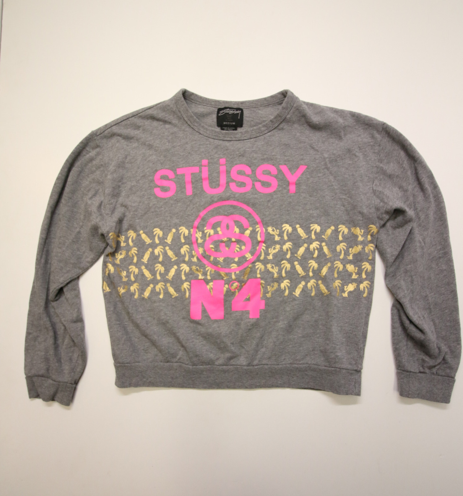 STUSSY woman Mサイズ ピンク Stussy Overdyed Pink Logo Hoodie Size M Embroided | eBay