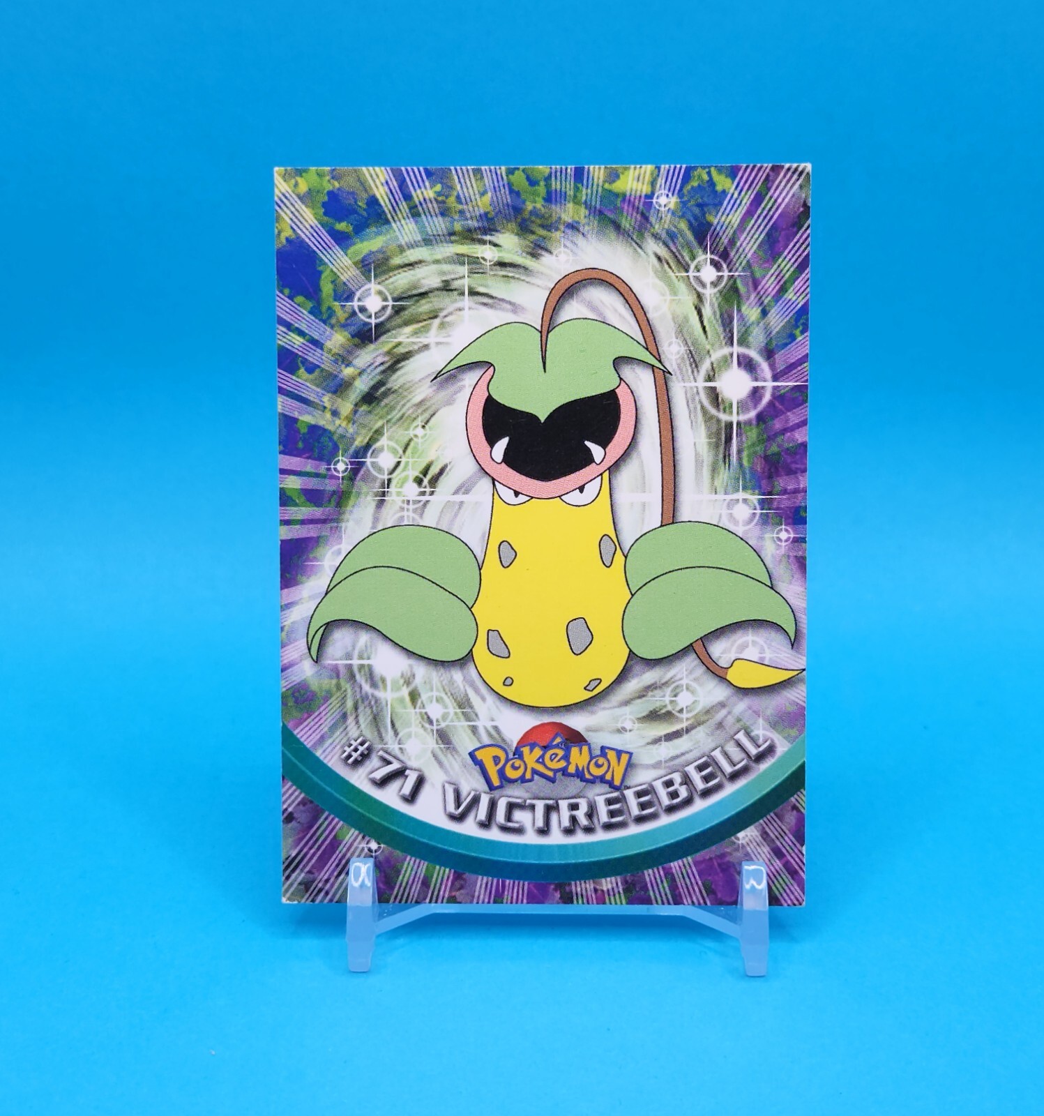 Pokemon Card - Victreebel #71 - Topps Series 1 - Blue Logo