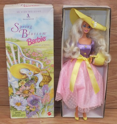 spring blossom barbie first in a series value