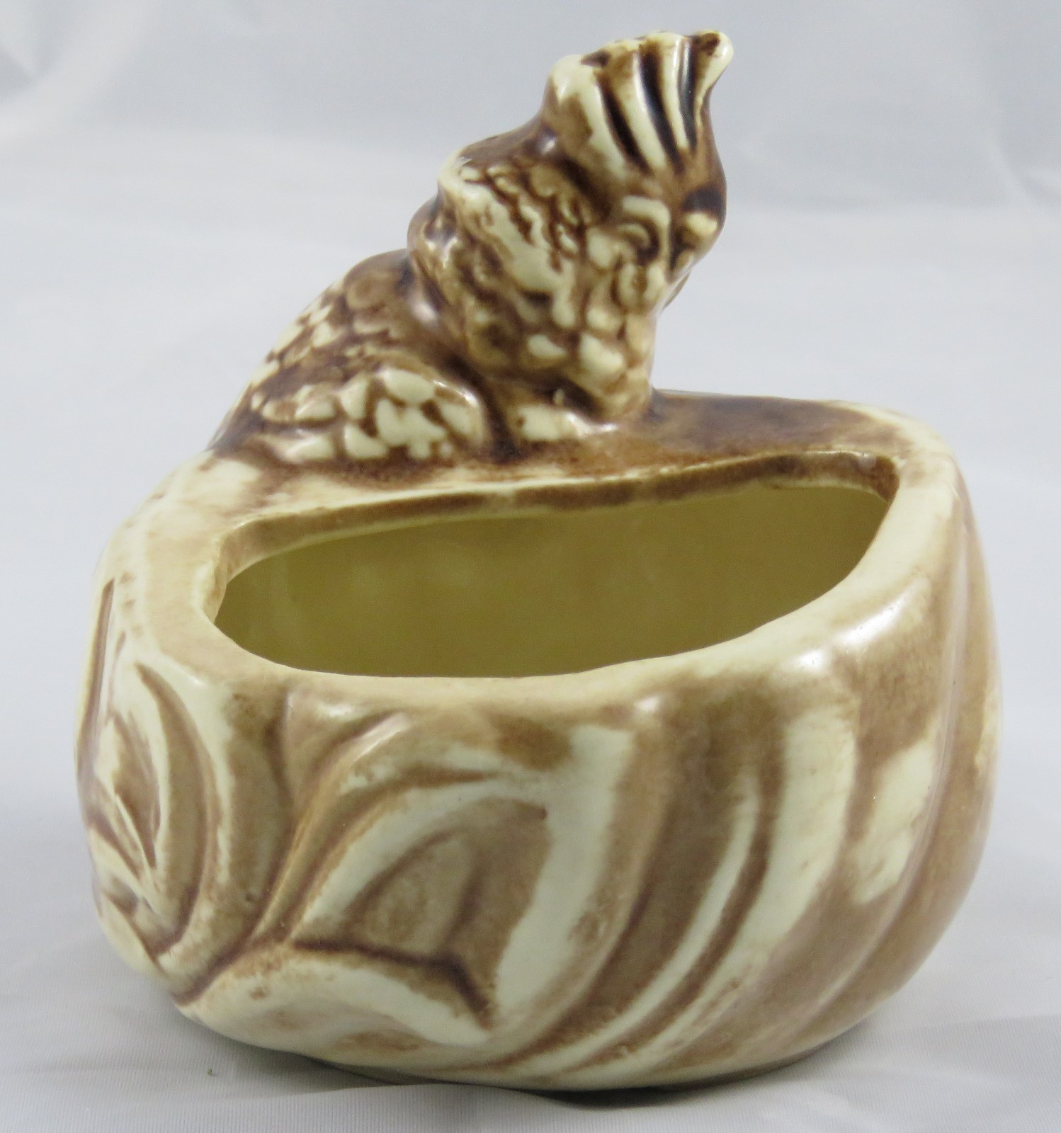 Vintage Shawnee USA Parrot Planter Ferns Marked #523