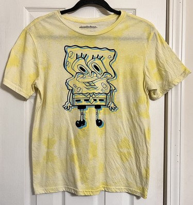 Nickelodeon 2021 UNISEX SIZE XXL 18 Spongebob Squarepants YELLOW TIE DYE t-shirt