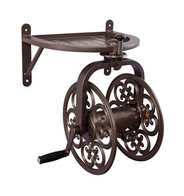 Liberty Garden 710 Navigator Rotating Garden Hose Reel, Hold
