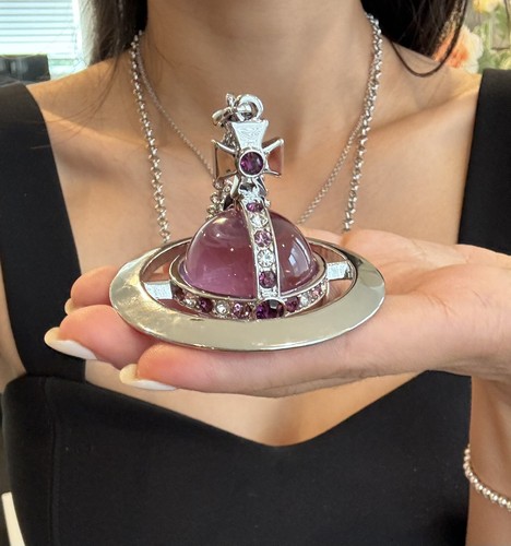 Vivienne Westwood World Ends Giant orb Purple Crystal