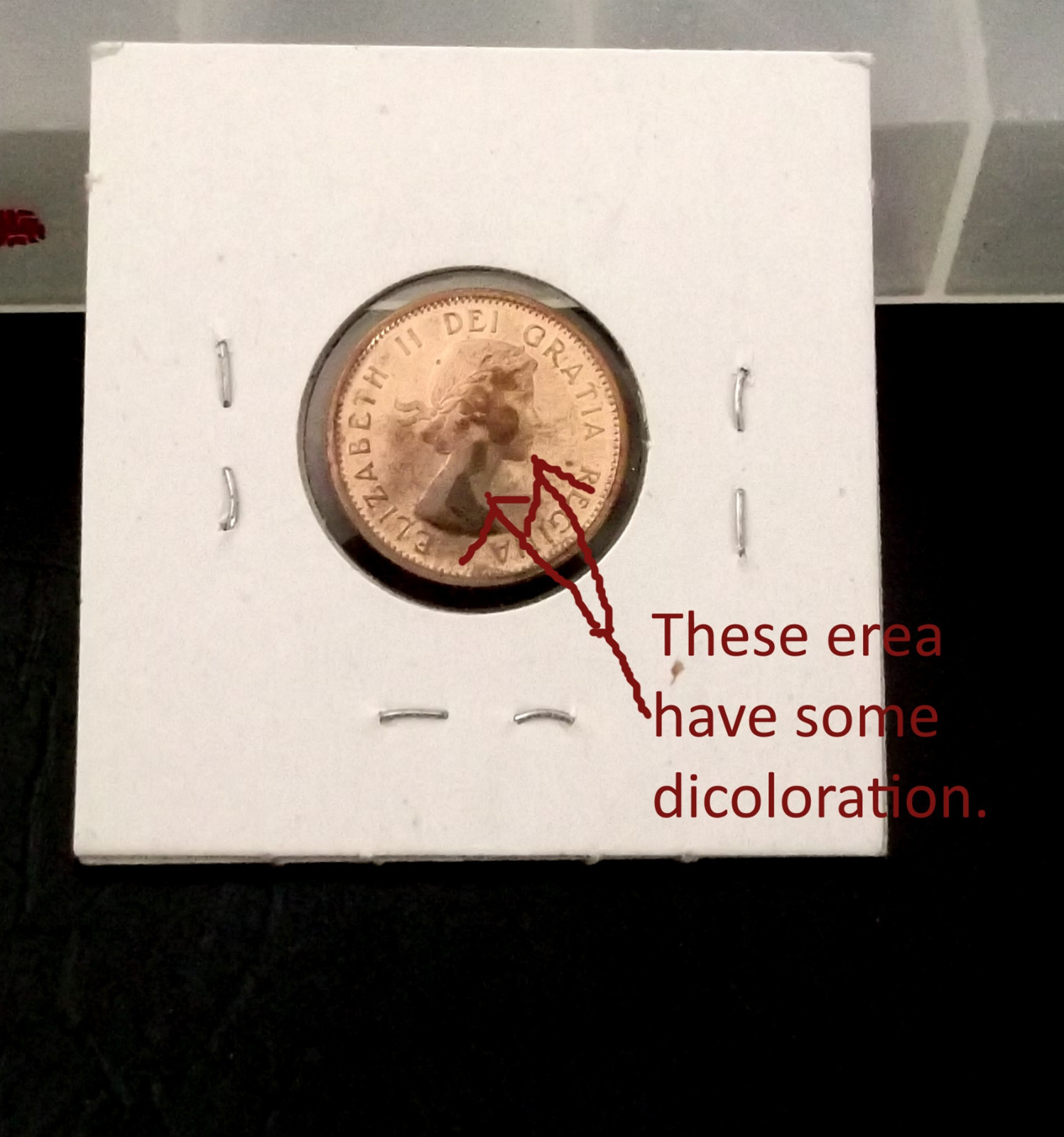 1962 CANADIAN ON CENT COIN UNCIRCULATED CONDITION,GRADE IT YOURSELF (REF35)