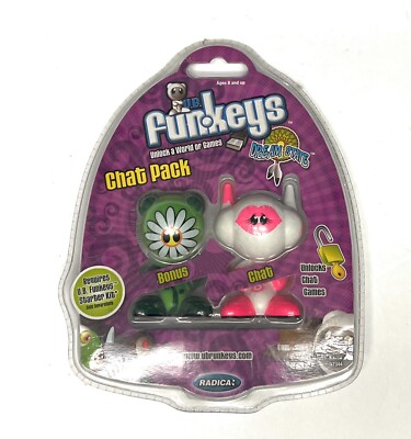 UB Funkeys Dream State Chat Pack of 2 SPROUT GABBY Computer Game Brand New