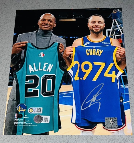 stephen curry UD 直筆サインポスター Stephen Curry Golden State Warriors Facsimile Signature