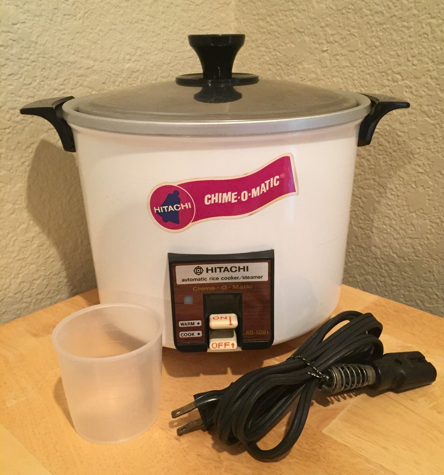 Hitachi ChimeOMatic Rice Cooker RD4052 RD4053 RD5083 Power Cord