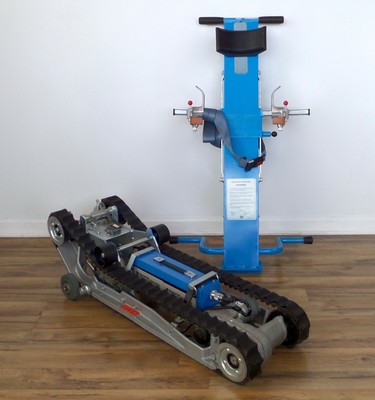 Garaventa Stair-Trac wheelchair lift, power climbing-climber portable-scalamobil