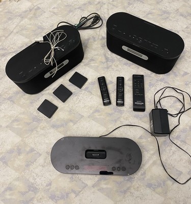 Sony S-Air Speaker System Tested AIR-SA15R AIR-SA15Ti Remotes NO IPOD
