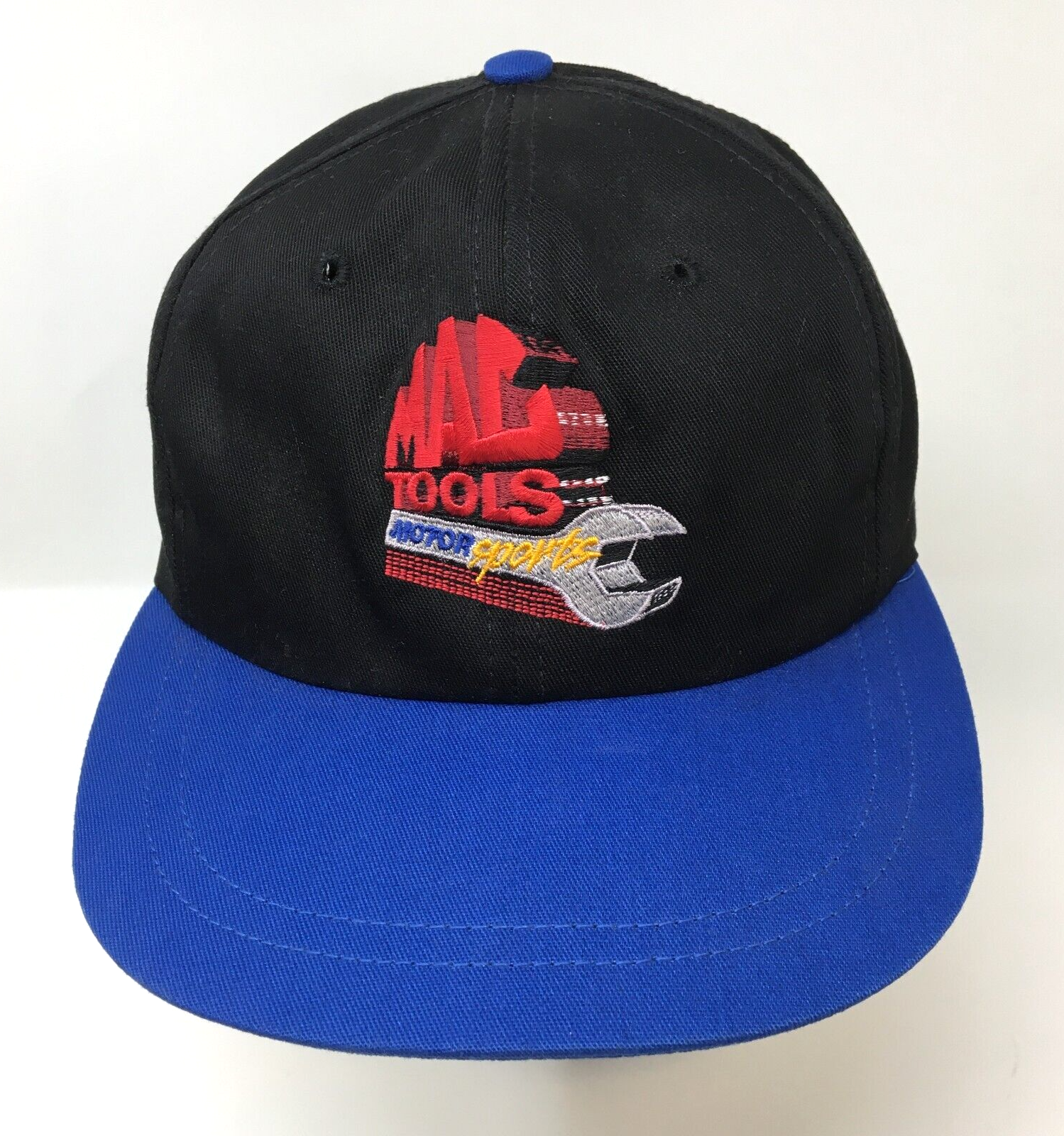 CAP HAT Snapback MAC Tools Motorsports Black Blue | eBay