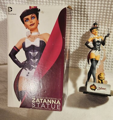 DC Bombshells ZATANNA Statue- #0272 of 5200 Limited Ed. Complete Mint in Box!