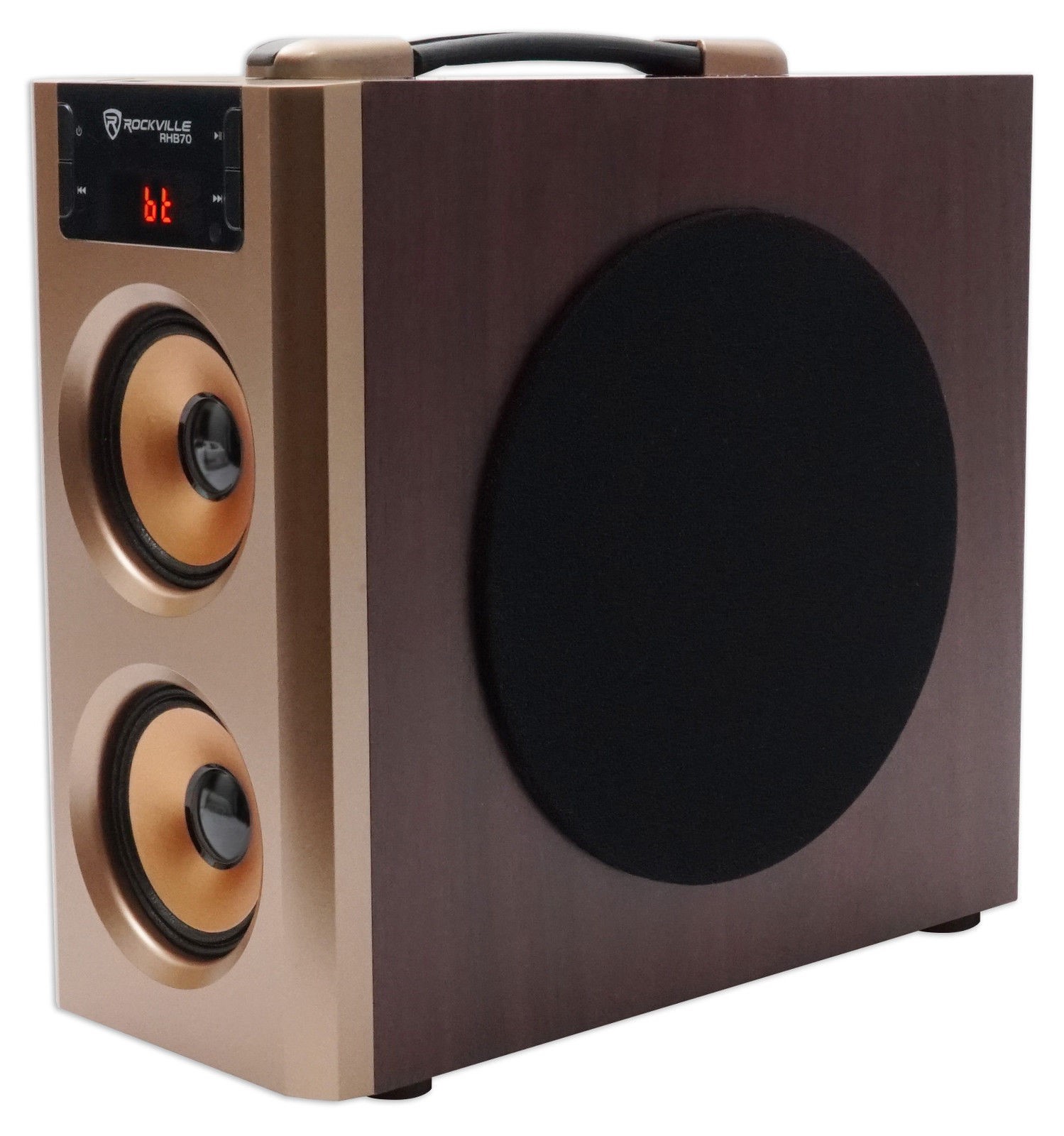 Rockville RHB70 Home Theater Compact Powered Speaker System w Bluetooth/USB/FM