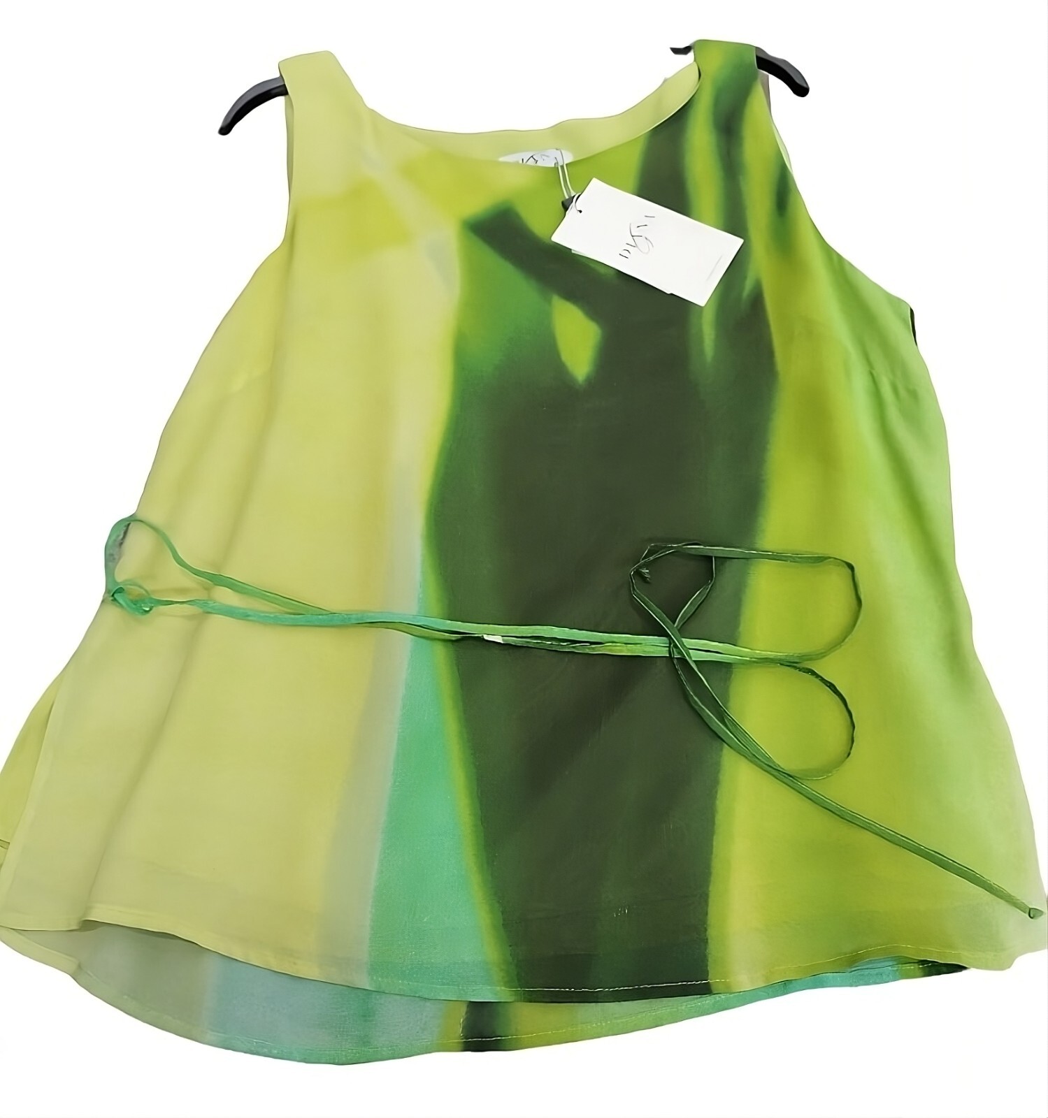 Top Women's Tank Top Green Size 48IT Diana G. Lightweight