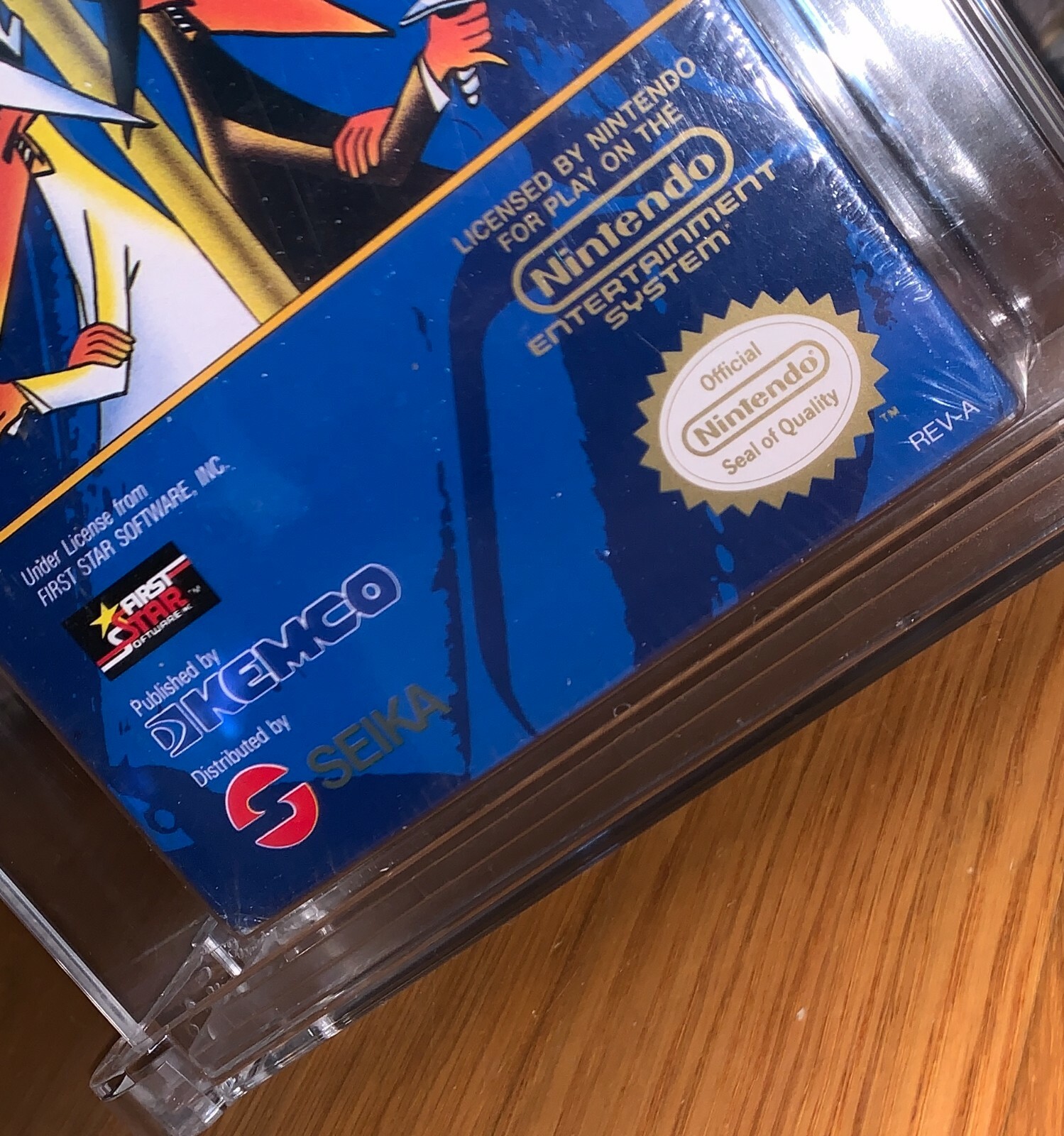 New NES Spy vs. Spy 1988 Factory Sealed H-Seam WATA 7.0 Graded Game 3-Screw