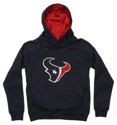 OuterStuff Пуловер с капюшоном NFL Youth Houston Texans Mach Speed, темно-синий