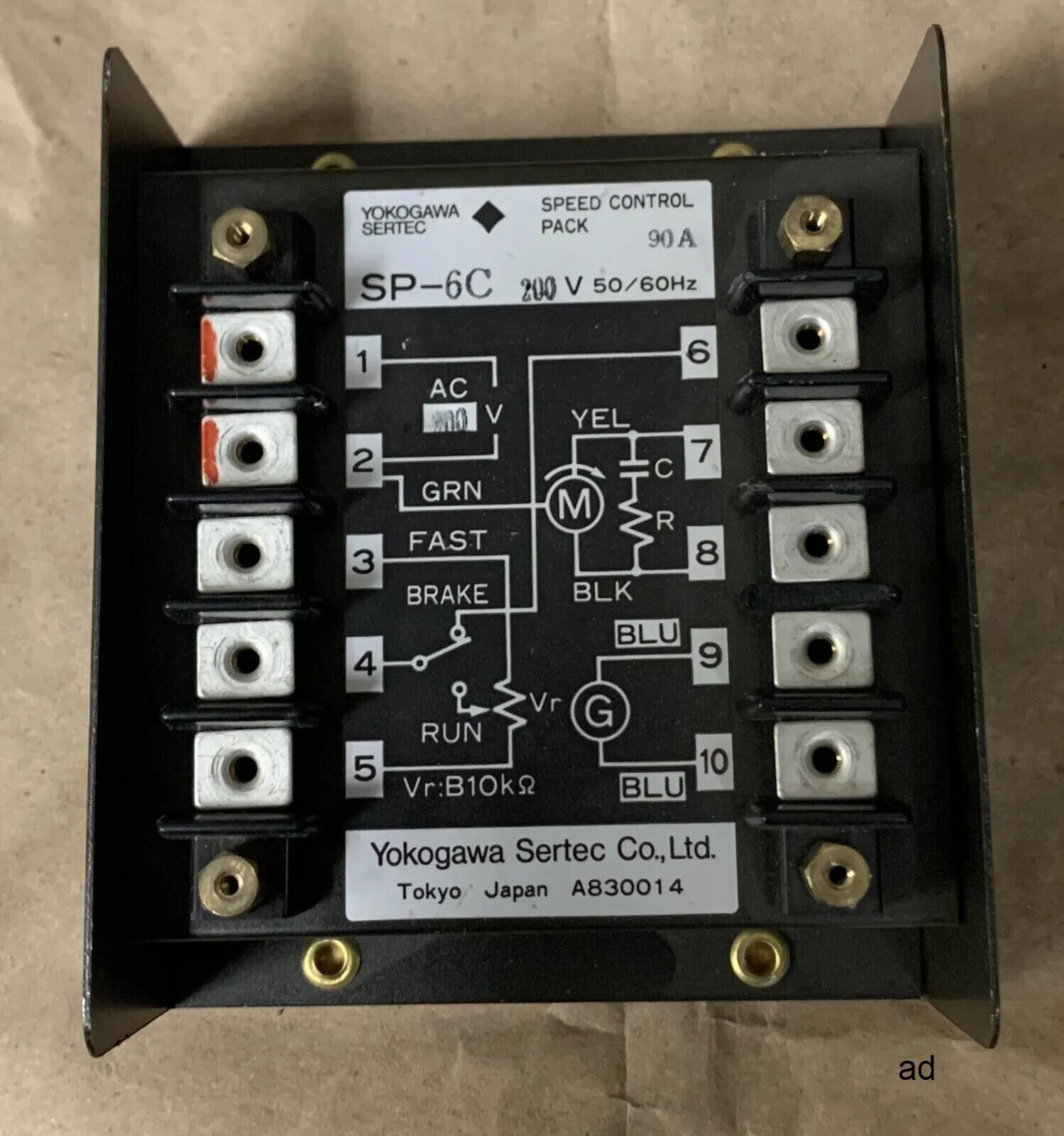 Yokogawa Sertec Speed Control Pack, SP-6C, 90A; 200V | eBay Yokogawa Sertec Speed Control Pack, SP-6C, 90A; 200V | eBay