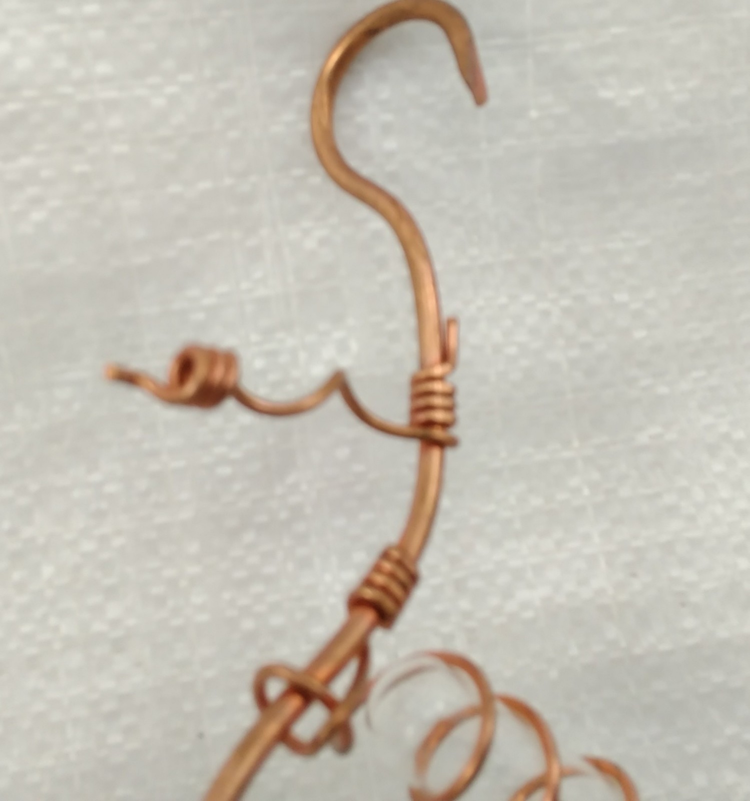 One Copper Hummingbird Feeder Plant Hanger 2 Stations / Glass Tubes and extras