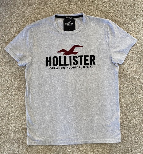 Hollister グレー Tシャツ Sサイズ Hollister 「Hollister」 半袖Tシャツ X-SMALL グレー メンズ