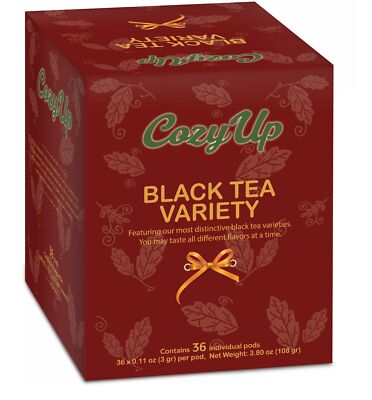 | 4 Flavors | Assorted Black Tea Sampler | Pods Compatible with Keurig K-Cup ...