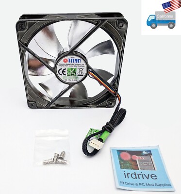 120mm x 25mm 4-pin PWM 12V PC Case Cooling Fan for Titan Fenrir CPU Cooler