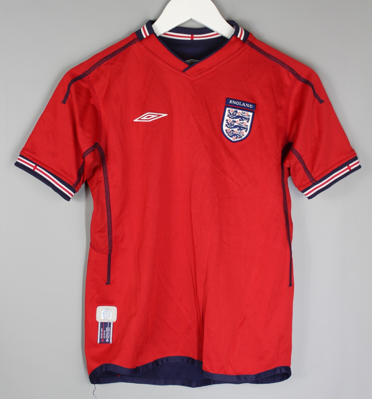 ウェア 04-05 ENGLAND FERDINAND 5 UMBRO away M 2006-08 England Umbro Away Shirt Ferdinand #5 L | Vintage