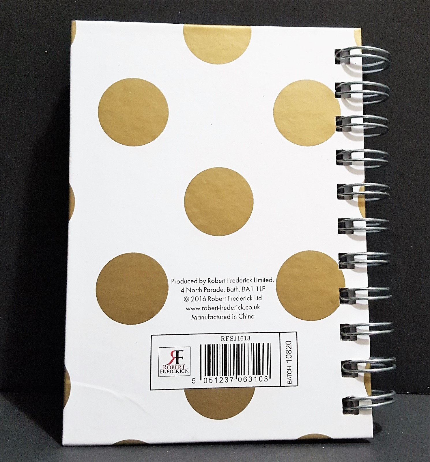 Robert Frederick Spiral Bound  Notebook Journal Diary 4