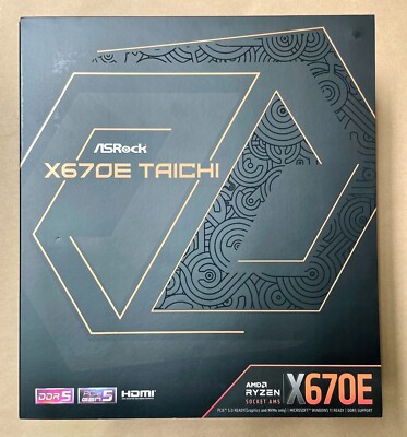 ASRock X670E Taichi AM5 EATX AMD Motherboard