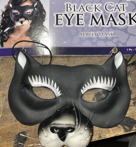 Black Cat Eyemask Adult Black Cat Eyemask Adult