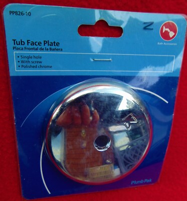 PLUMB PAK  ~  PP826-10 ~ 3 1/8'' DIAMETER ~ POLISHED CHROME ~ NEW ~ Z