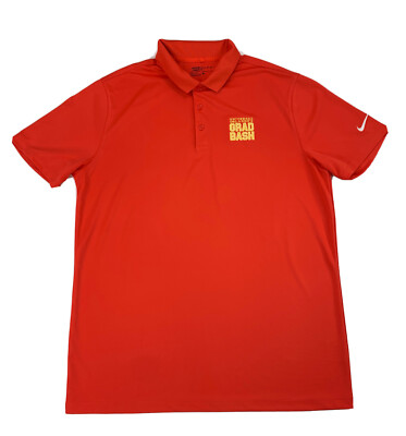 Nike Golf Men's L Large Embroidered ''Universal Orlando's Grad Bash'' Polo Shirt