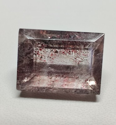 Cushion Shape Bloodshot Super Seven Natural 7 Chakra Healing Gemstone 7.4 Cts
