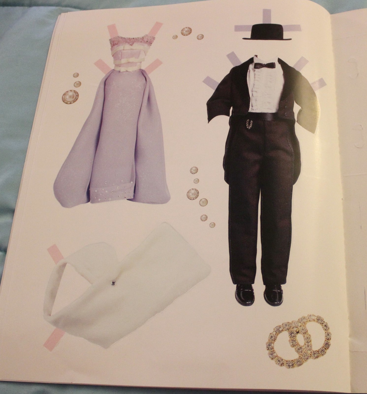 1998 Golden Books Barbie Gala Evening Fashions Paper Doll Book---Unused