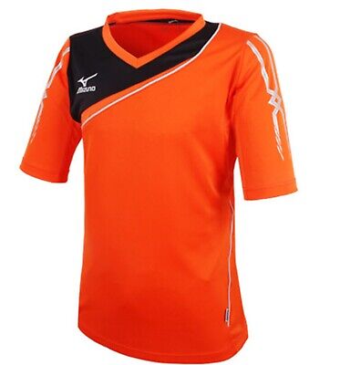 Mizuno Men GAME S/S T-Shirts Jersey Training Orange GYM Top Tee Shirt P2MA501355