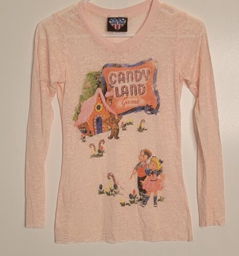 Vintage Junk Food  Baby Doll Girls Long Sleeve T-Shirt Sz: S.L 23.5” W 14.5”.