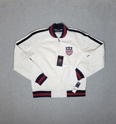 Polo Ralph Lauren Jacket Mens Small 2008 Beijing Olympics Team USA Full Zip NWT
