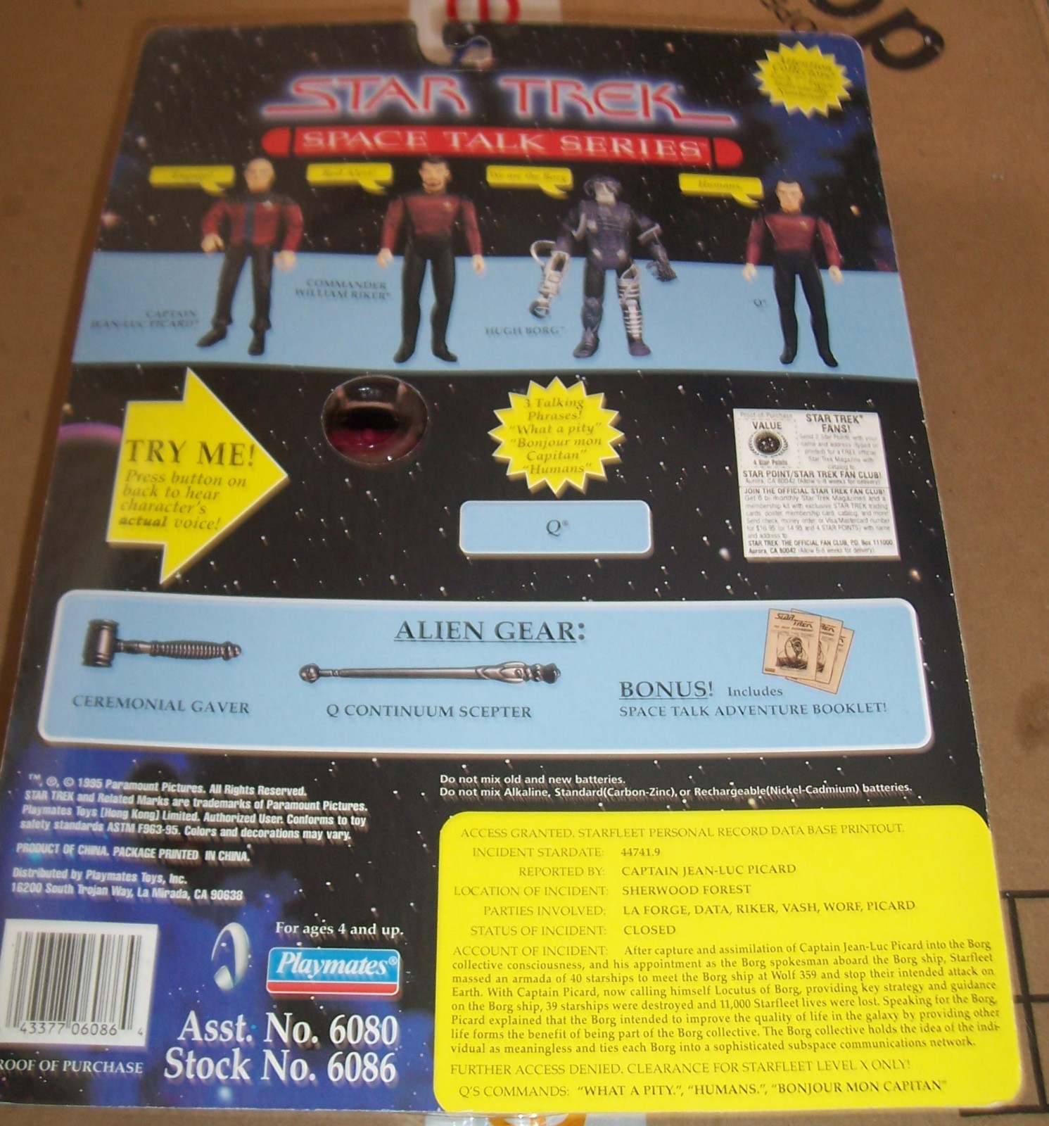 Star Trek Space Talk Series Bonjour mon Captain 