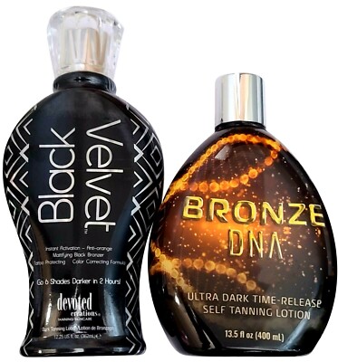 Devoted Creations Black Velvet Anti Orange & Bronze DNA Sunless Tanning Lotion