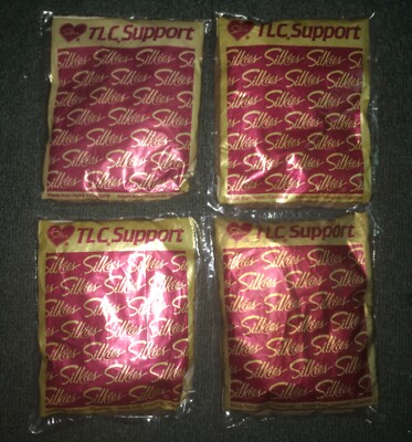 LOT of 4 SILKIES TLC Support X Queen Beige/XX Large Honey Pantyhose 020602 NIP