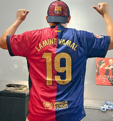 バルセロナ ラミンヤマル Lサイズ Lamine Yamal Size large Barcelona Player Version Jersey 25