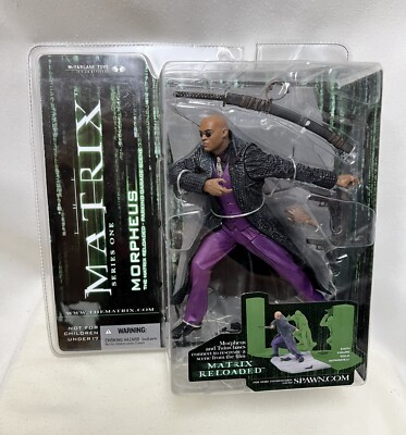 Matrix Morpheus Action Figure Series One 2003 NRFP
